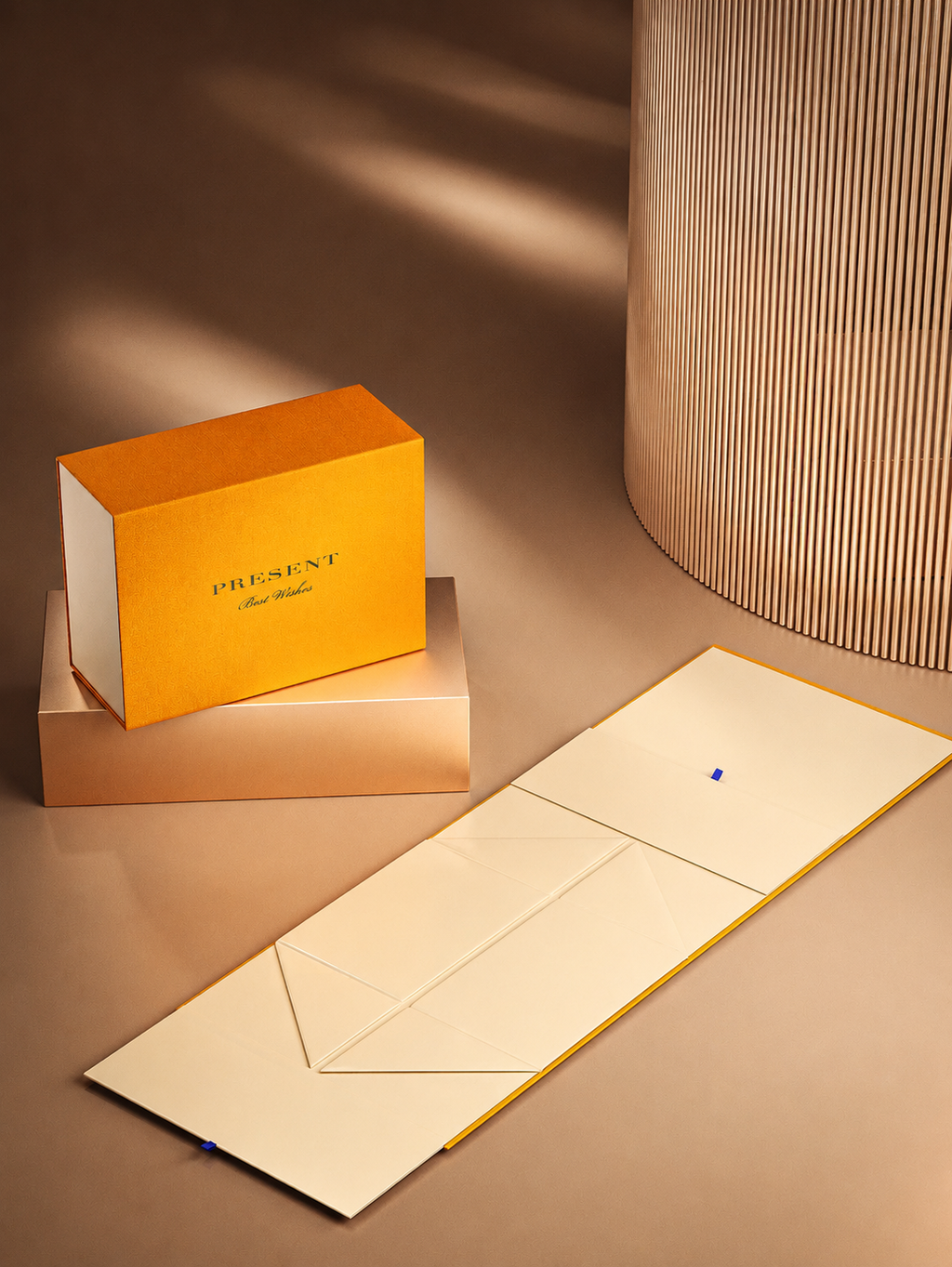 Custom Foldable Book Style Box | Four Size