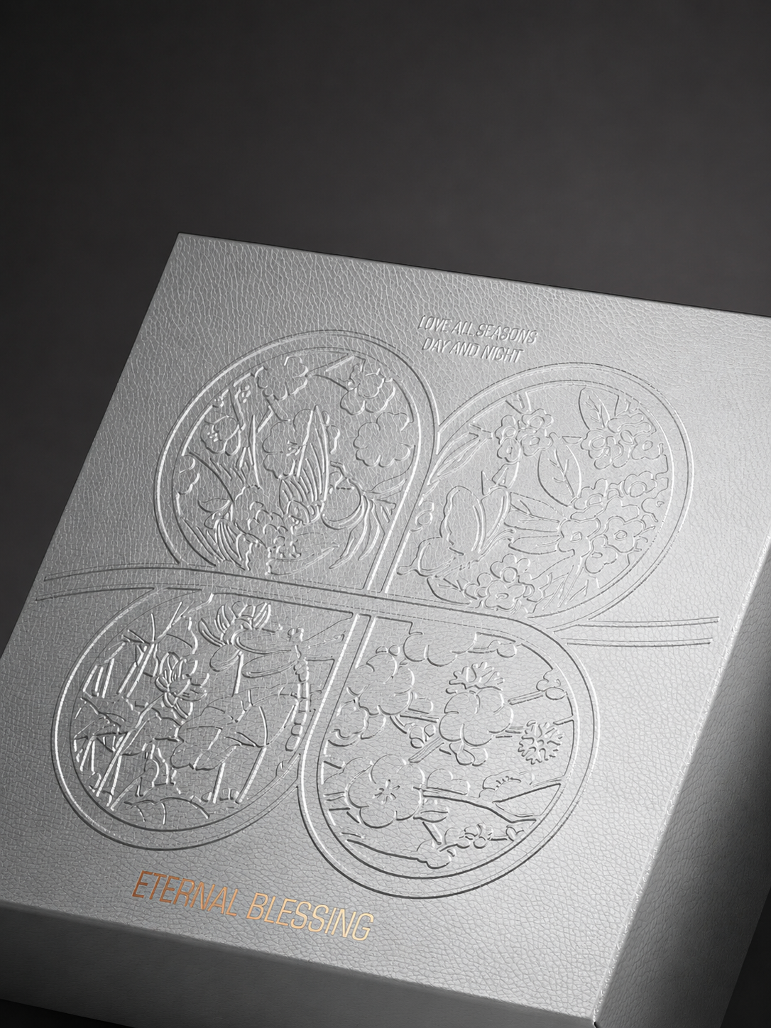 Top & Bottom Box Gift Box with Gold Foil & Embossing