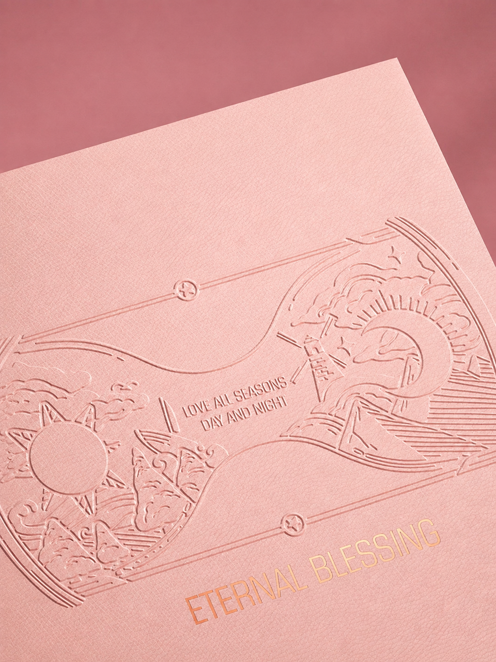 Top & Bottom Box Gift Box with Gold Foil & Embossing