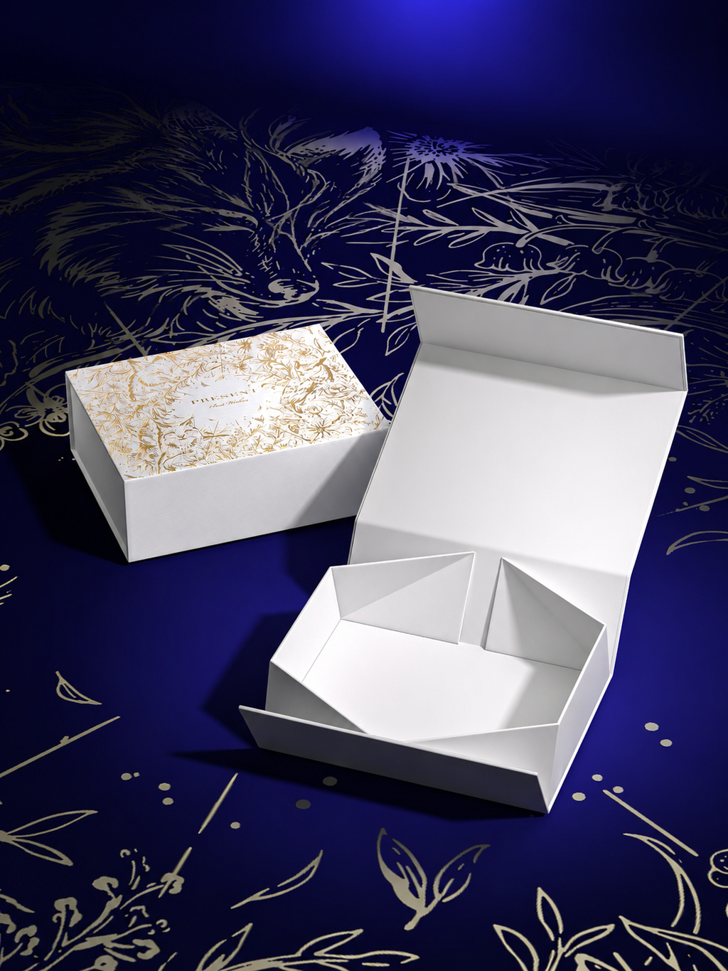 Custom Foldable Book Style Box | 9" × 7" × 3.1" | Fully Customizable