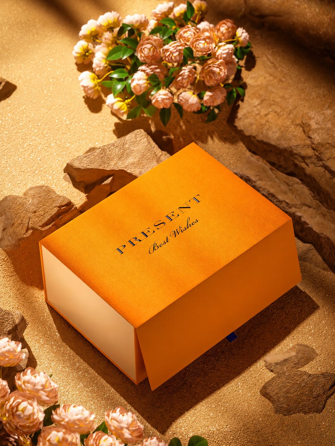 Custom Foldable Book Style Box | 8.6" × 7.8" × 2"