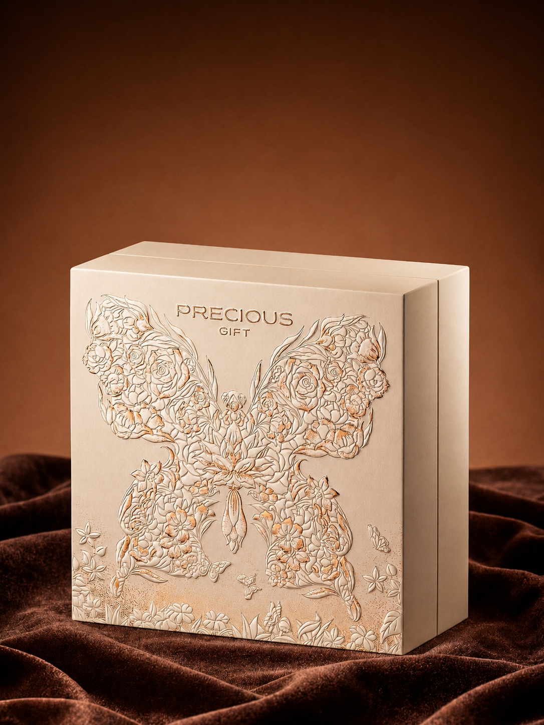 Custom Lid and Base Box | 7" × 7" × 1.7" | Jewelry Display | Product Replaceable