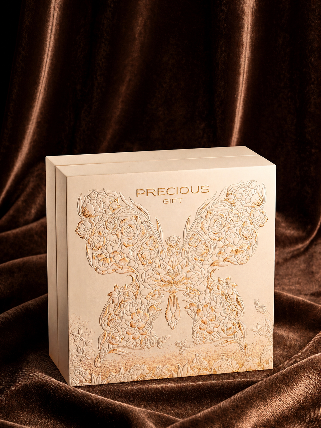 Custom Lid and Base Box | 7" × 7" × 1.7" | Jewelry Display | Product Replaceable