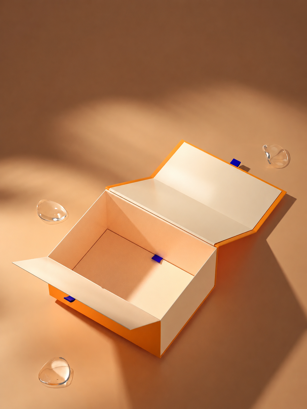 Custom Foldable Book Style Box | 8.6" × 7.8" × 2"