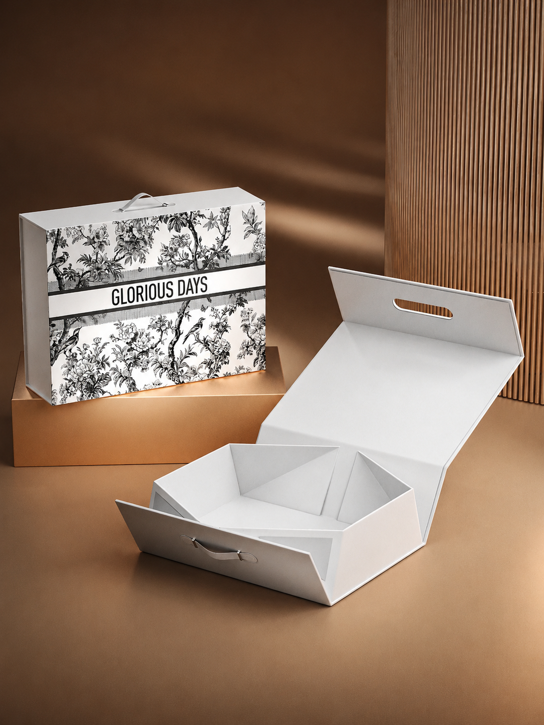 Custom Foldable Book Style Box | Four Size